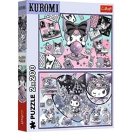 Puzzle - Puzzle 2x200 Psoty Kuromi Hello Kitty TREFL - miniaturka - grafika 1