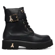 Botki damskie - Trzewiki Patrizia Pepe PPJ966.31 Czarny - miniaturka - grafika 1