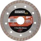 Tarcze do pił - Tarcza diamentowa turbo 115 x 22,23 mm KRAFTLINE PRO - miniaturka - grafika 1