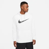 Bluzy męskie - Bluza Nike Dri-FIT Men's Pullover Training Hoodie CZ2425-100 biały XL - miniaturka - grafika 1