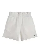 Spodenki damskie - Guess Szorty materiałowe J3GD07 WCVM0 Biały Relaxed Fit - miniaturka - grafika 1