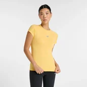 Koszulki i topy damskie - Koszulka damska New Balance WT51223CEE żółta - miniaturka - grafika 1