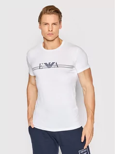 Koszulki męskie - Emporio Armani Underwear T-Shirt 111035 2R523 00010 Biały Regular Fit - grafika 1