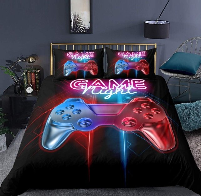 3-częściowy zestaw pościeli z 2 poszewkami