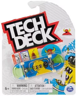 Tech Deck deskorolka fingerboard Toy Machine + naklejki - Samochody i pojazdy dla dzieci - miniaturka - grafika 2