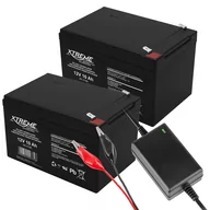 Pojazdy elektryczne dla dzieci - Xtreme, 2 akumulatoyry żelowe 12V 10Ah z ładowarką - miniaturka - grafika 1