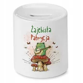 Skarbonki - Skarbonka dla Patrycji na Urodziny Idealny Prezent z Nadrukiem ze Zdjęciem + Opakowanie na prezent (wzór 04) - miniaturka - grafika 1