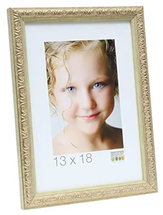 Deknudt S95LA1 gold 9x13 Resin Ornament Frame S95LA1 9,0X13X0 (S95LA1_ 9,0X13X0) - Ramki na zdjęcia - miniaturka - grafika 1