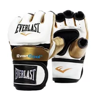 Rękawice bokserskie - Everlast uniwersalne rękawice treningowe white/gold - rozmiar S/M - miniaturka - grafika 1