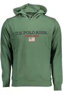 Portfele - BLUZA US POLO BEZ ZAMKA ZIELONA MĘSKA - miniaturka - grafika 1