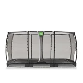 Trampoliny - Exit Trampolina naziemna Allure Premium 244x427cm czarna - miniaturka - grafika 1