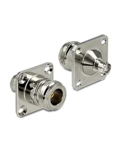 SI.ADAPTER N JACK-> SMA JACK BULKHEAD DELOCK - Adaptery i przejściówki - miniaturka - grafika 1
