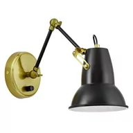 Lampy ścienne - LAMPA ŚCIENNA KINKIET NOWOCZESNY CZARNY BONA W2 - miniaturka - grafika 1