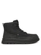 Botki męskie - Bugatti Trapery 321-AGA34-5000 Czarny - miniaturka - grafika 1