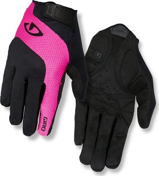 Giro Rękawiczki damskie GIRO TESSA GEL LF długi palec black bright pink roz. XL obwód dłoni 205-210 mm / dł. dłoni 196-205 mm NEW
