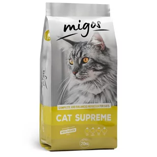 Migos Cat Supreme 20kg - Sucha karma dla kotów - miniaturka - grafika 1