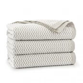 Okrycia kąpielowe dla dzieci - Ręcznik Lahti 70x140 szary - miniaturka - grafika 1