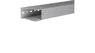 Hager polo Korytko grzebieniowe DNG 50x100 jasnoszary DNG10005007030B 2m DNG10005007030B - Kanały kablowe - miniaturka - grafika 1
