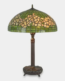 Lampa Witrażowa w Stylu Tiffany Łąka Kwiatowa - Lampy stojące - miniaturka - grafika 1