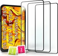 Szkła hartowane na telefon - Hello Case 3-pak SZKŁO HARTOWANE DO Samsung A52 / A52 5G / A52s 5G na cały ekran 9H 5D - miniaturka - grafika 1