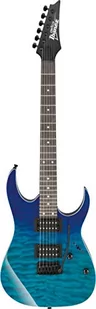 Ibanez GRG120QAASP-BGD Gitara elektryczna serii GIO - czarny sprzęt - niebieska gitara - Gitary elektryczne - miniaturka - grafika 1