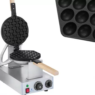 Royal Catering Gofrownica bąbelkowa - 1415 W - bubble waffle - RCWM-1400-B - Inne urządzenia gastronomiczne - miniaturka - grafika 1