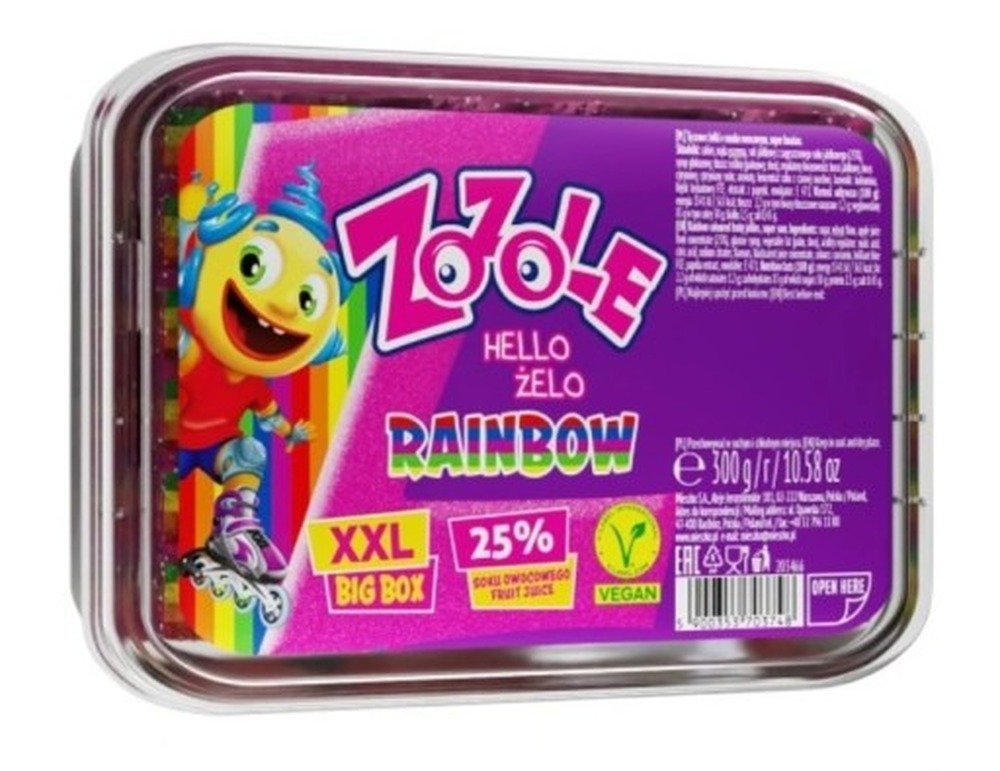Zozole żelki Rainbow o smaku owocowym 300 g