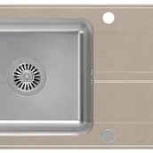 Zlewozmywaki - Zlewozmywak granitowy Elato Quadron - miniaturka - grafika 1