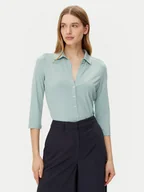 Koszule damskie - Marc O'Polo Koszula 502 2052 52207 Zielony Regular Fit - miniaturka - grafika 1
