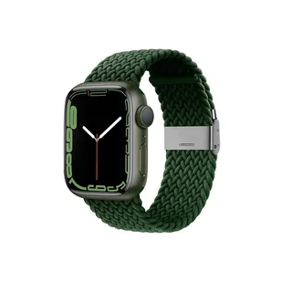 Crong Pasek pleciony Crong Wave Band do Watch 38/40/41 mm zielony CRG-40WAV-GRN - Akcesoria do smartwatchy - miniaturka - grafika 2