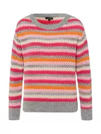 Swetry damskie - More & More Sweter w kolorze szaro-różowo-pomarańczowym - miniaturka - grafika 1