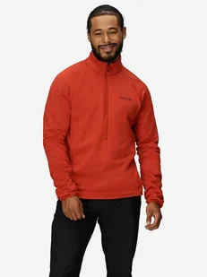 Marmot Bluza polarowa "Leconte" w kolorze czerwonym - Bluzy sportowe męskie - miniaturka - grafika 1