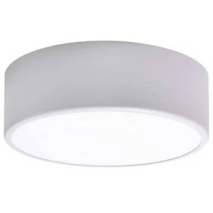 TEAM Plafon LAMPA sufitowa 137623613912 TEAM okrągła OPRAWA metalowa natynkowa srebrna biała - Lampy sufitowe - miniaturka - grafika 1