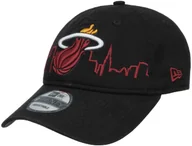 Czapki i chusty sportowe męskie - Czapka 9Twenty NBA Tip Off Heat by New Era, czarny, One Size - miniaturka - grafika 1