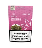 Suplementy naturalne - Sativa Poland, Susz Konopny CBD Kwiaty Konopi ”BUBBELS”, 1 g - miniaturka - grafika 1