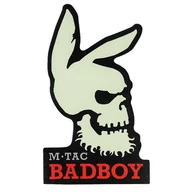 Odzież taktyczna i umundurowanie - Naszywka M-Tac Bad Boy fluorescencyjna - Black (51316299) - miniaturka - grafika 1