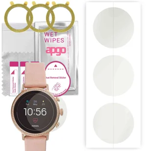3x Folia hydrożelowa MATOWA do Fossil FTW6015 Q Venture - apgo Smartwatch Hydrogel MATTE Protection Ochrona na ekran smartwatcha - Akcesoria do smartwatchy - miniaturka - grafika 1
