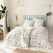 Pościel - Estella Pościel Mako Satyna 4807/525 Greenfield : Kolor - 525/gras, Wymiary - 160/200+2X70/80 - miniaturka - grafika 1