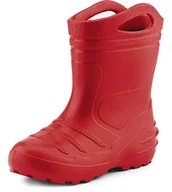 Buty dla dziewczynek - Ladeheid Kalosze dziecięce, lekkie jak piórko, z tworzywa EVA, kalosze termiczne z podszewką KL051, czerwony, 26 EU - miniaturka - grafika 1