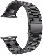 Akcesoria do smartwatchy - Bransoleta EVERSHOP do zegarka Apple 38mm czarny - miniaturka - grafika 1