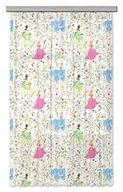 Firany i zasłony dla dzieci - AG Design Disney Princess księżniczki pokój dziecięcy firanka/zasłona, tkanina, wielokolorowa, 140 cm x 245 cm - miniaturka - grafika 1