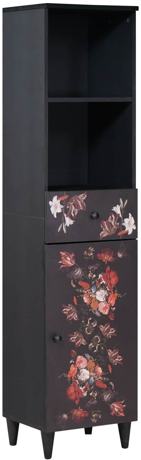 vidaXL Szafka Łazienkowa z szufladą Wielokolorowe 38 x 33,5 x 160 cm