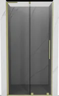 Ścianki i drzwi prysznicowe - Mexen Velar L drzwi prysznicowe rozsuwane 110 cm, grafit, złote szczotkowane - 871-110-003-41-55 - miniaturka - grafika 1