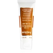 Kremy do twarzy z filtrem - Sisley Super Soin Solaire Visage Protecteur de jeunesse SPF50+ krem do opalania 40ml - miniaturka - grafika 1
