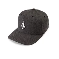 Czapki damskie - Volcom Męska czapka Flexfit Full Stone, Charcoal Heather, L-XL - miniaturka - grafika 1