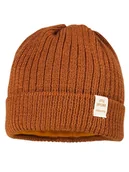 Czapeczki dla niemowląt - MaxiMo Wełniana czapka w kolorze jasnobrązowym - miniaturka - grafika 1