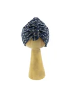 Czapki damskie - Niemowlęca czapka turban kwiatki granatowy Nicol,r.104/110 - miniaturka - grafika 1