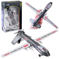 Zabawy w naśladowanie dorosłych - Metalowy DRON wojskowy bojowy dźwięk ZA4327 CY - miniaturka - grafika 1