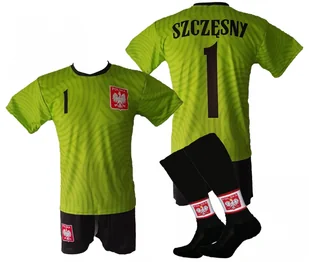SZCZĘSNY komplet sportowy strój piłkarski POLSKA dla dzieci - Piłka nożna - miniaturka - grafika 1