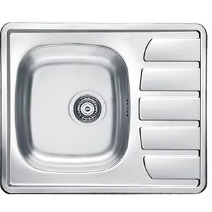 Alveus ZOOM 10 stal SATYNA 1098940 - Zlewozmywaki - miniaturka - grafika 1